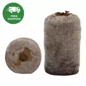 Jiffy-7 Peat Pellets #107 - 50mm Round Expanding Pellets - Case of 486 - Picture 1 of 3