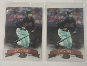 1998 Topps Finest Jumbo Cal Ripken Jr. 2-Card Lot - Picture 1 of 2