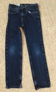 Abercrombie Kids Dark Blue Jeans Size 12 Slim - Picture 1 of 5