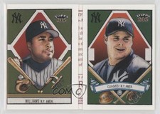 2003 Topps 205 Triple Folders Polar Bear Back Jason Giambi Bernie Williams #TF26