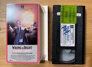 VHS: Wrong Is Right: Sean Connery: RCA - Picture 1 of 1