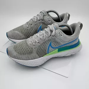 Nike React Infinity Mens Size 9.5 Gray Run Flyknit 2 Running Shoes CT2357-007 - Picture 1 of 12