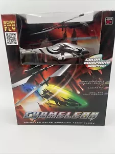 Chameleon Color Morphing Chopper EB Brands Wireless Control Helicopter - Picture 1 of 5