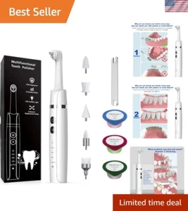 Kit Lucidatura Denti Professionale con Carica USB, 5 Velocità e Pasta Sbiancante - Foto 1 di 9