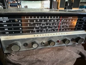 Hallicrafters S-120 Ham Radio Receiver Tube Shortwave & AM Made in USA - Zdjęcie 1 z 12