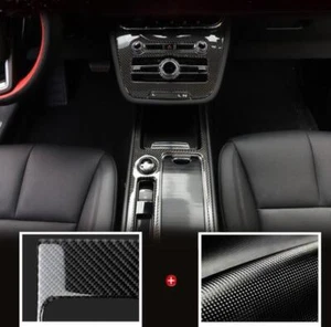 Car For Lincoln Corsair 20-21 Real Carbon Fiber Central Console Gear Shift Panel - Picture 1 of 7