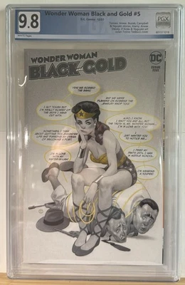 Wonder Woman Black And Gold 5 Tedesco Variant PGX not CGC Comic - Image 1 of 2