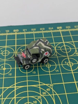 Vintage Micro Machines Military Medic Vehicle Jeep Galoob Army 1990s - Image 1 of 4