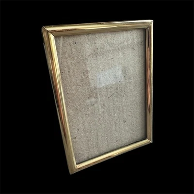 "Marco de fotos de latón macizo mini FETCO de colección latón pulido para foto 2,5"" x 3,5""" Foto 1 de 4