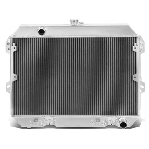 For 75-78 Nissan Datsun 280Z Fairlady Aluminum 3-Row Racing Radiator+Cooling Fan - Picture 1 of 1