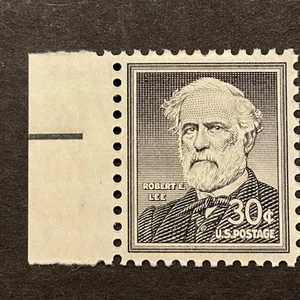 1955 U.S. 30c Robert E Lee Sc # 1049 MNH OG Single Stamp - Picture 1 of 2