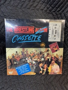 The Wrestling Album Cassette Tape WWF Rare New And Sealed Hulk Hogan Roddy Piper - Imagen 1 de 4