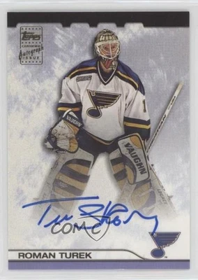2000-01 Topps Auto Roman Turek #A-RT Auto - Image 1 of 2