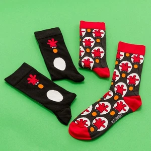 Official Wallace & Gromit Feathers McGraw 2pk Socks : S-M,M-L - Picture 1 of 4