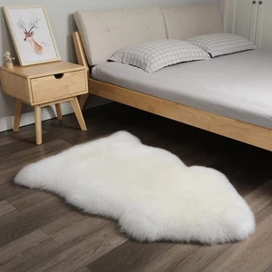 Premium Genuine Sheepskin Rug, Genuine Sheepskin Natural Fluffy Fuzzy Lambski... - Picture 1 of 9