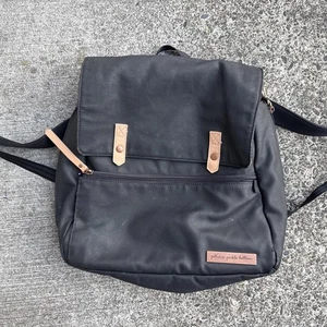 Petunia pickle bottom Meta Backpack in Black Matte Canvas - Picture 1 of 9