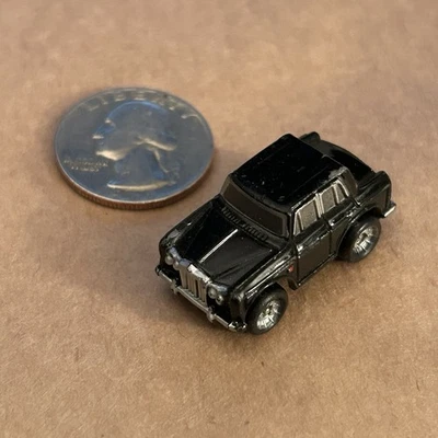 Micro Machines Loose ROLLS ROYCE BLACK Missing Ornament 1987 Vintage Galoob 25~~ - Image 1 of 2