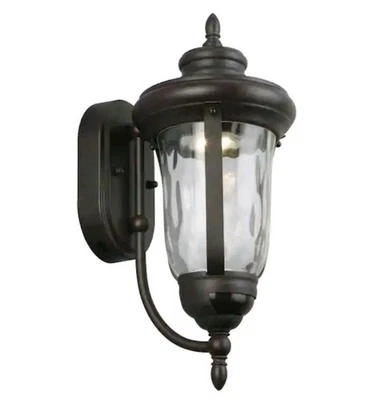 Home Decorators Aldwynne Motion Sensing Exterior led Wall Lantern Sconce - Image 1 of 3