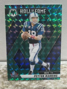 2025 Mosaic Peyton Manning Hall of Fame Green Prizm No. 296 Indianapolis Colts - Picture 1 of 2