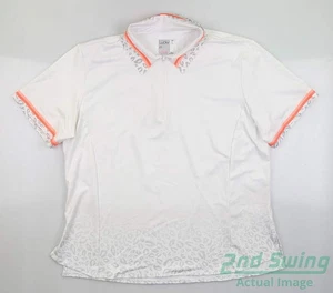 New Womens Lucky In Love Golf Polo X-Large XL Multi MSRP $72 - Picture 1 of 3