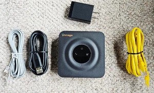 Vonage Grandstream HT801 Jednoportowy analogowy adapter telefoniczny z podłączeniami | Przetestowany - Zdjęcie 1 z 5