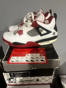 Nike Air Jordan 4 Spike Lee Brooklyn Sz 11 Fire Red - Picture 1 of 9