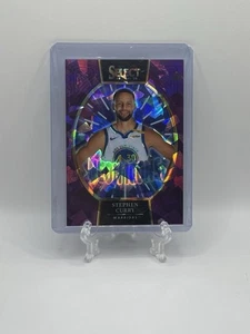 Iconos de neón de hielo agrietado púrpura Stephen Curry 2023-2024 n.º 20 #54/75 - Imagen 1 de 2