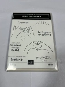 Stampin' Up- HERE TOGETHER 158634  - Cling Rubber Stamp Set - Picture 1 of 4