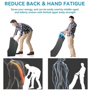 2x Mat Mover Tool Sturdy Plastic Ergonomic Heavy Duty Mat Gripper Handler For Ra - Bild 1 von 24