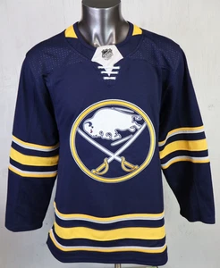 Nuova senza etichette Buffalo Sabres Adidas autentica maglia hockey blu casa taglia 50 blu vuota - Foto 1 di 16