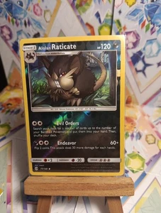 Pokemon Card Alolan Raticate Sun & Moon Reverse Holo Uncommon 77/149 Near Mint - Picture 1 of 2