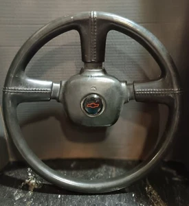 ORIGINAL 1980s CHEVY STEERING WHEEL (Red Logo) 3 Spoke From 1985 EL CAMINO - Bild 1 von 3