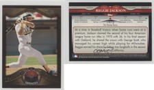 2009 Topps Update Legends of the Game Gold /99 Reggie Jackson #LGU14 HOF