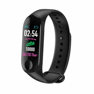 Bluetooth Smart Bracelet Fitbit Style Heart Rate Monitor Watch Pedometer Tracker - Picture 1 of 17