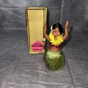 Nani Beauty Wind Up Hula Puppe Anekona Hawaii Hong Kong 70er siehe Video funktionstüchtig - Bild 1 von 3