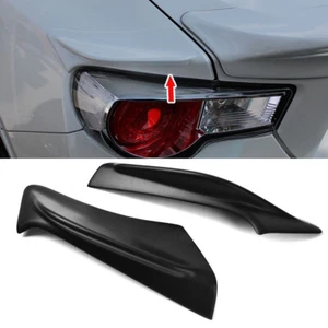 Unpainted For TOYOTA GT86 SUBARU BRZ SCION FR-S 2DR Rear Trunk Side Spoiler 2PCS - Picture 1 of 7