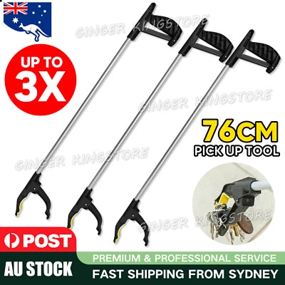 1/2/3pcs 76cm Aluminium Pick Up Tool Reacher Grabber Extend Hand Picker ArmStick - image 1 of 4