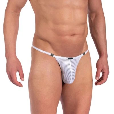 Manstore M2375 Stripper String mens underwear thong brief quick release clips - Image 1 of 2