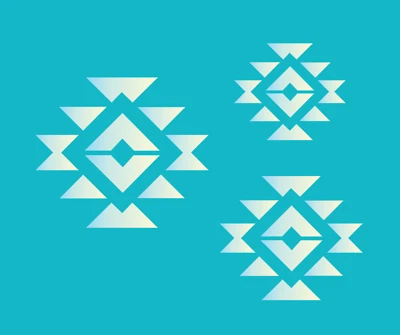 Plantillas de Joanie Southwest Ojo de Dios Nativo Desierto Azteca Hopi Hágalo Usted Mismo Carteles Artesanales Foto 1 de 4