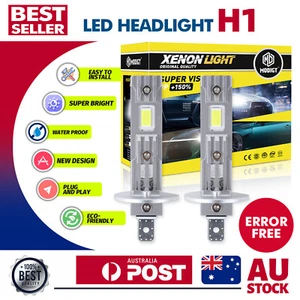 2PCS H1 LED Headlight Bulbs Kit Low Beam For Mitsubishi Grandis 2004-2010 CANBUS - Picture 1 of 15