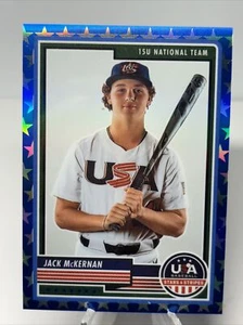 2023 USA Baseball Stars and Stripes Jack McKernan #32 Blue Stars PRIZM 65 /75 SP - Bild 1 von 3