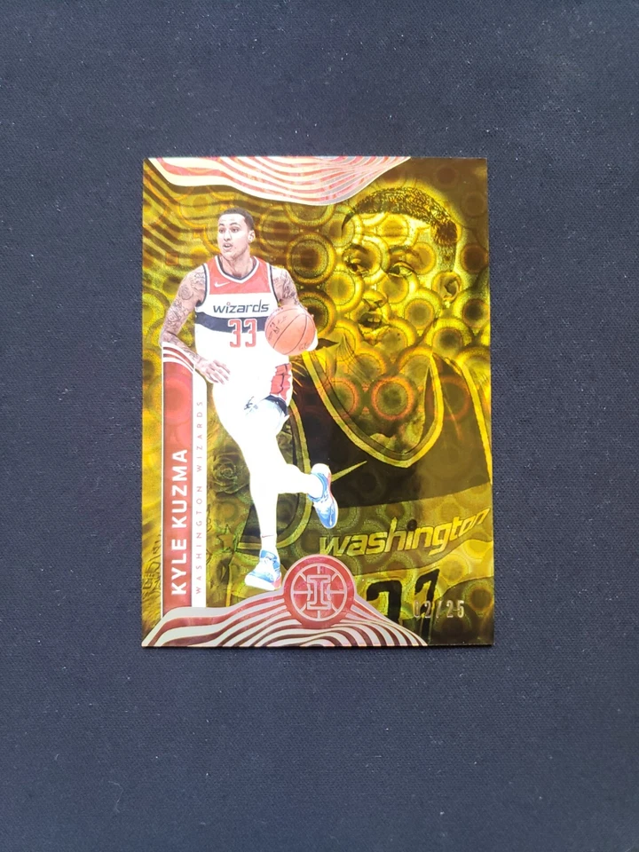 2021-22 Panini Illusions /25 Gold Asia Tmall Kyle Kuzma #68 Lakers - Image 1 of 4