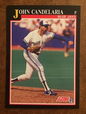 John Candelaria 791 Score 1991 MLB Baseball Trading Card - Image 1 of 2
