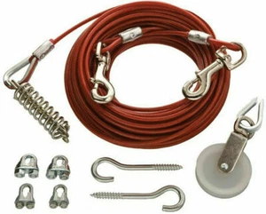 Crown Bolt  1/8 in. x 75 ft. Galvanized Dog Run Exerciser Kit - Picture 1 of 3