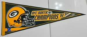 GREEN BAY PACKERS 2004 NFC NORTH CHAMP NFL FOOTBALL FELT VINTAGE LOT PENNANT NEW - Picture 1 of 1
