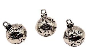 SIX Ganz Christmas Ornament Charms Magnetic Close JOY FAITH WISH BELIEVE - Picture 1 of 19