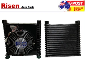 Premium Quantity 25L/Min Hydraulic Oil Cooler with 12V Fan AF1025 Fitting PT 1/2 - Picture 1 of 3