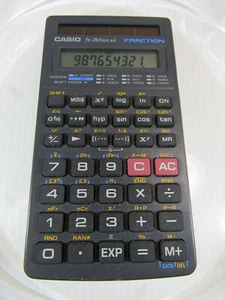 CASIO FX-260 Solar Fraction Scientific Calculator Working - without slide case - Picture 1 of 4