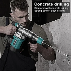 3 in 1 Hammer Drill, Heavy Duty Rotary Hammer Drill, Industrial Grade Concrete G - Picture 1 of 25