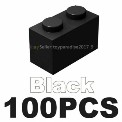 ☀️ NOVO 1x2 tijolos BRANCOS (ID 3004) peças a granel construção da cidade gelo neve MOC - Imagem 1 de 4